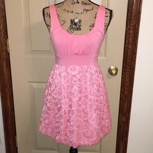Pink Floral Sunday Dress Size Small